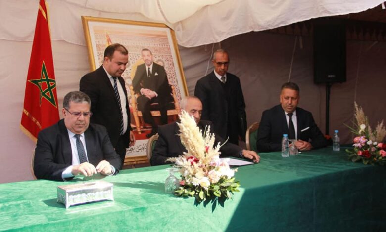 توقيع اتفاقية شراكة: بناء تذكار للذاكرة الوطنية في آيت إسحاق